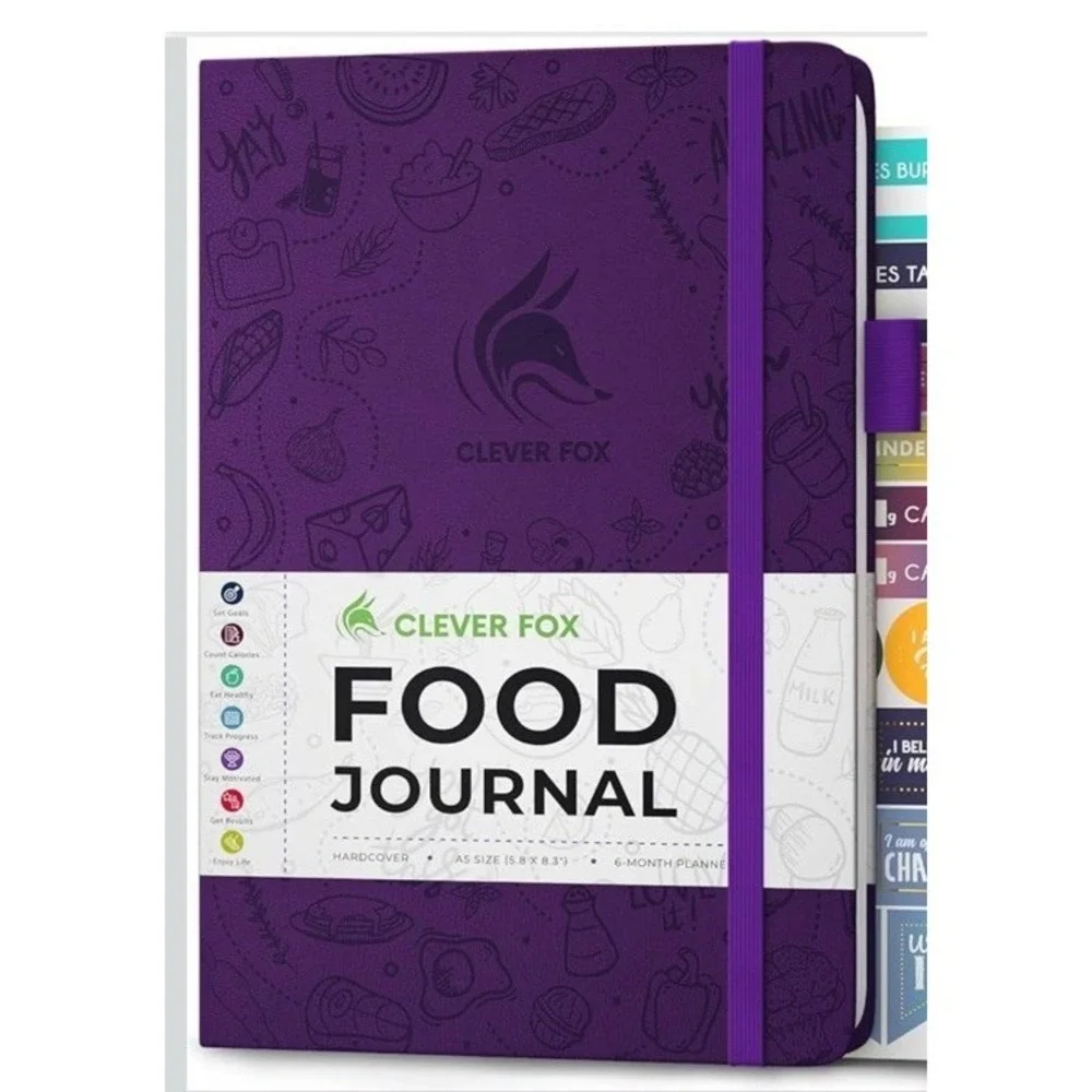 Clever Fox‎ Food Journal Premium Edition Nutrition Planner Calorie Meal Tracker